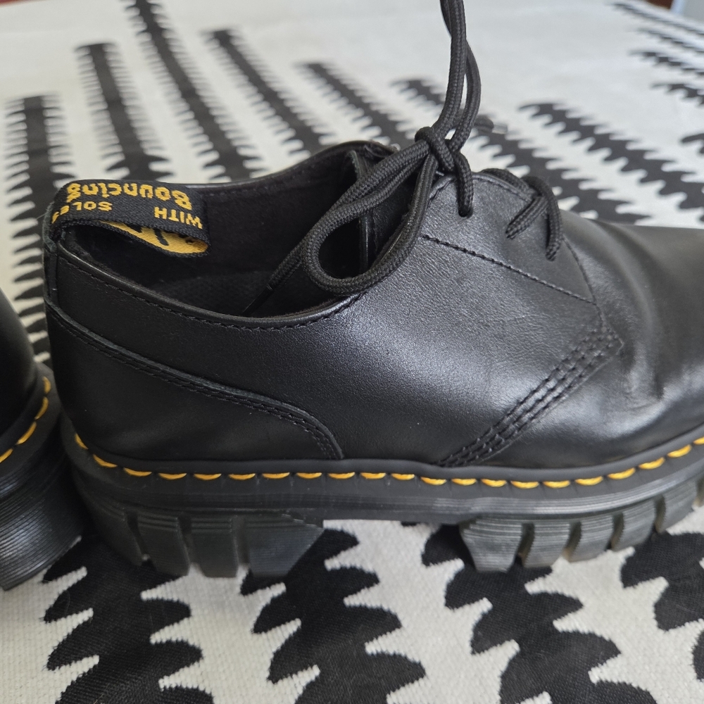 Dr.Marten Oxford Audick Platform In Nappa Leather - Picture 6 of 10
